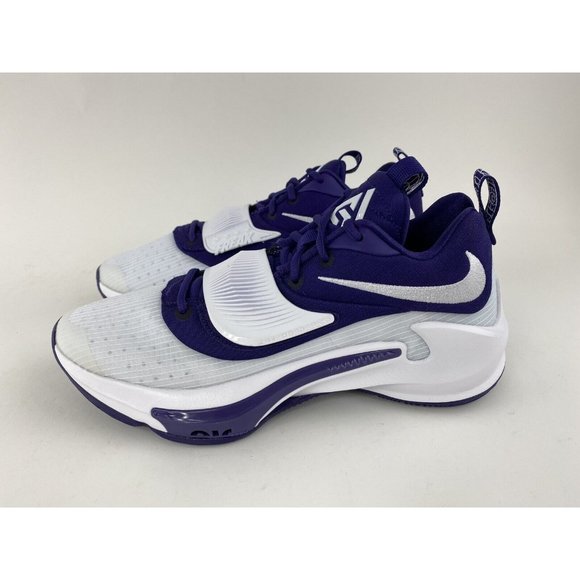 Nike Zoom Freak 3 Purple White Men's Basketball Shoes Sneakers Promo DM7378 501 - Picture 10 of 12